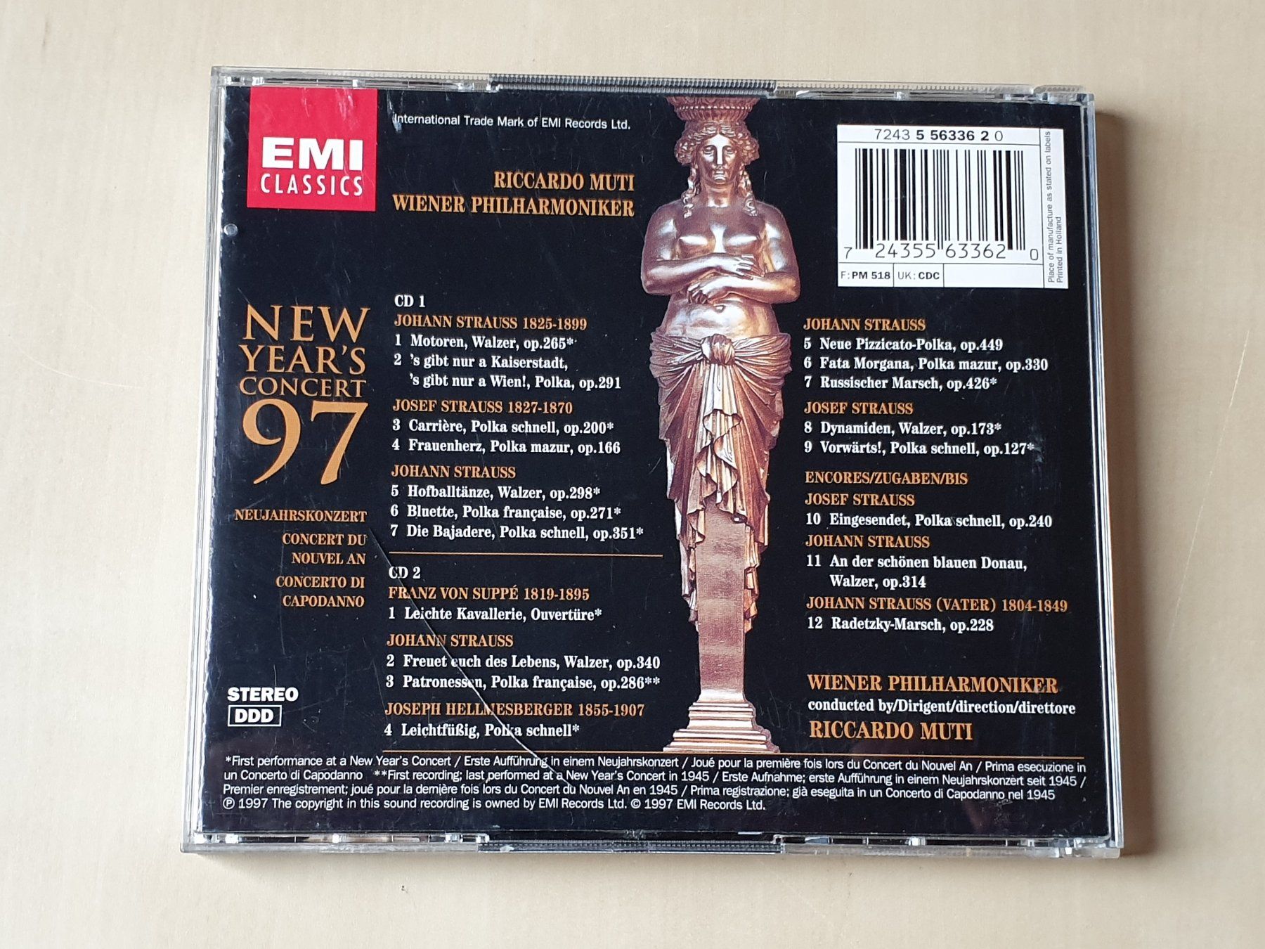 CD: New Years Concert 97 – Usato da Stansstad venduto da collectorsshop 1