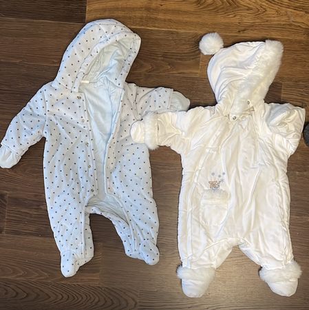 2 Baby Winter Overalls