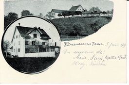 MUGGENBÜHL bei Zürich ZH datiert 5. Juni 1899!