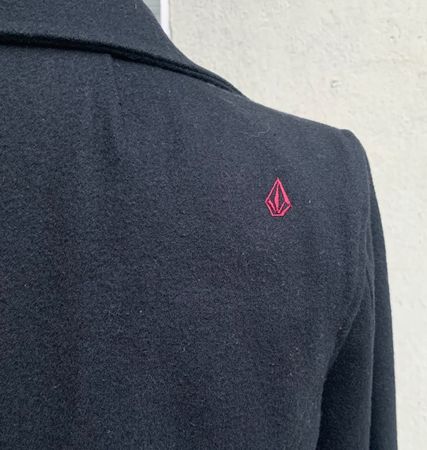 Superbe caban trapèze jacket VOLCOM caban 70%laine t.S
