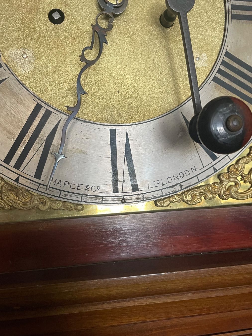Uhren: Standuhr MAPLE & Co London  1860 – Gebraucht aus wallisellen von Schwendi4 3