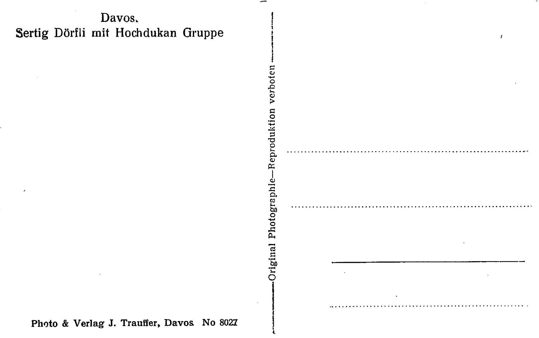 Ansichtskarten: 2x Davos – Gebraucht aus Ottikon b.Kemptth. von Neptun1974 3