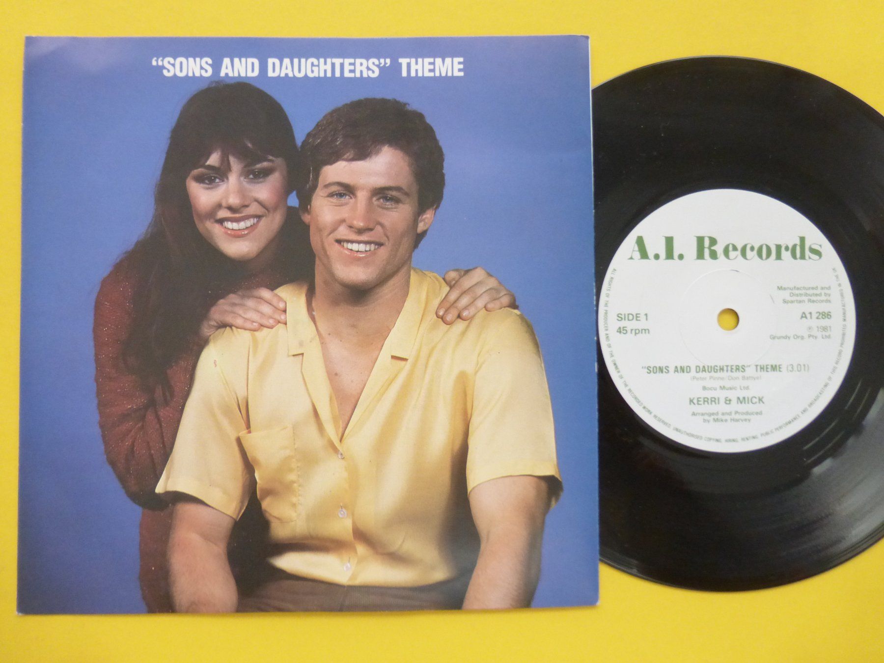 Dischi in vinile: Kerri & Mick – "Sons And Daughters" Theme – Usato da Zürich venduto da Swiss57