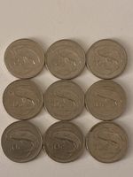 Nr. 42: 9 x 10 Cent, maltesische Lira, 1986
