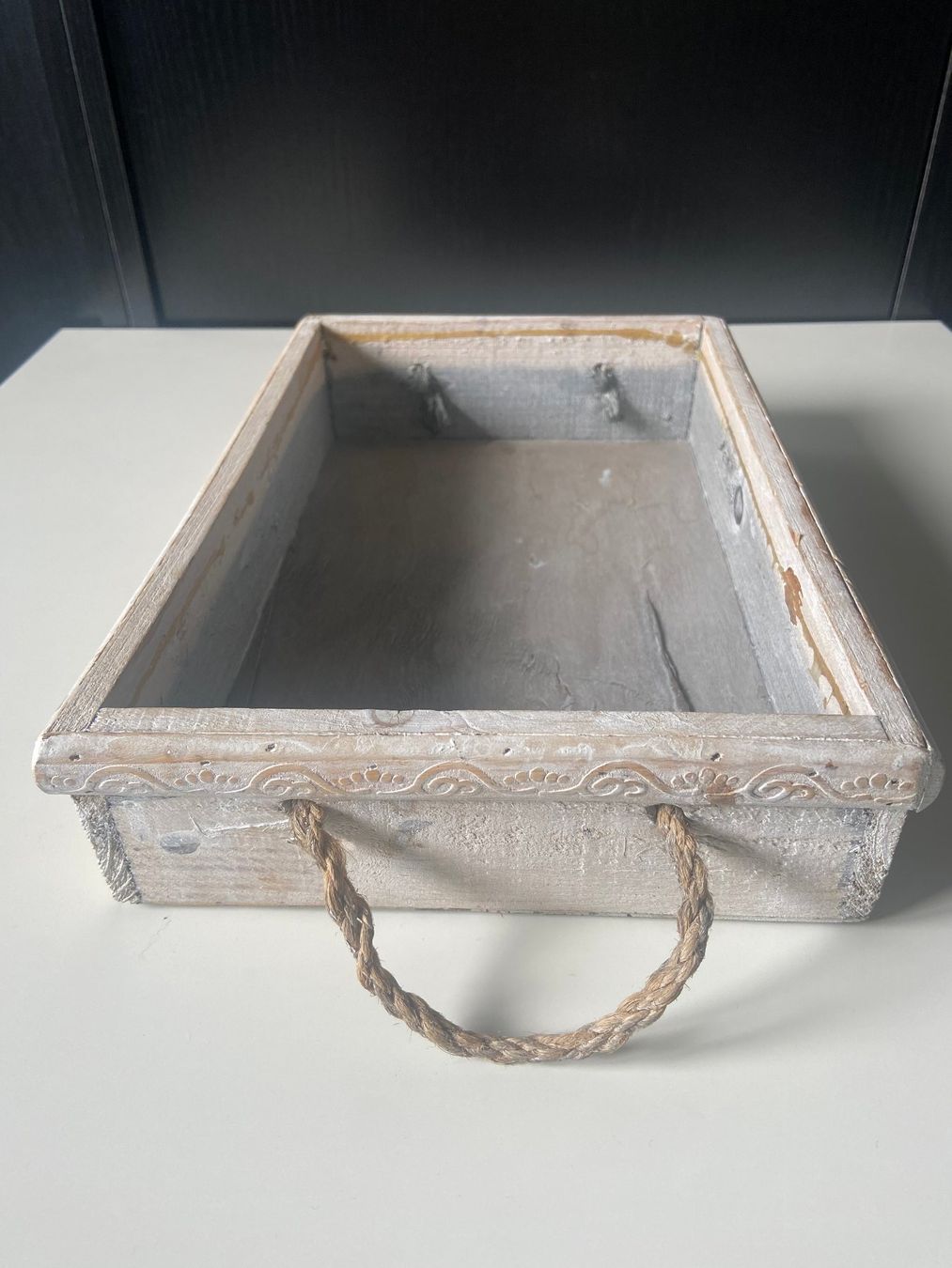 Alle Dekorationen: Dekotablett Holztablett Shabby Chic – Gebraucht aus Unterkulm von esco