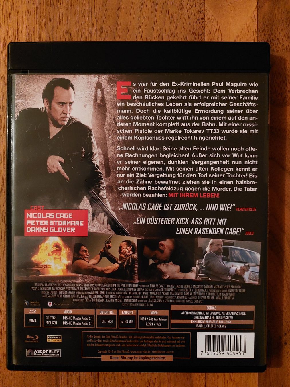 Tutti i DVDs: Blu Ray - Tokarev mit Nicolas Cage – Usato da Rheinfelden venduto da FilmAuktion 1
