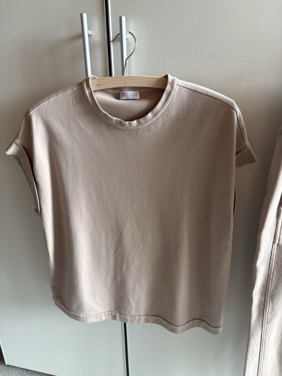 Brunello Cucinelli Hosen: Brunello Cuccinelli Jersey Ensemble top gr 38 – Gebraucht aus Zofingen von Relaxed43 2