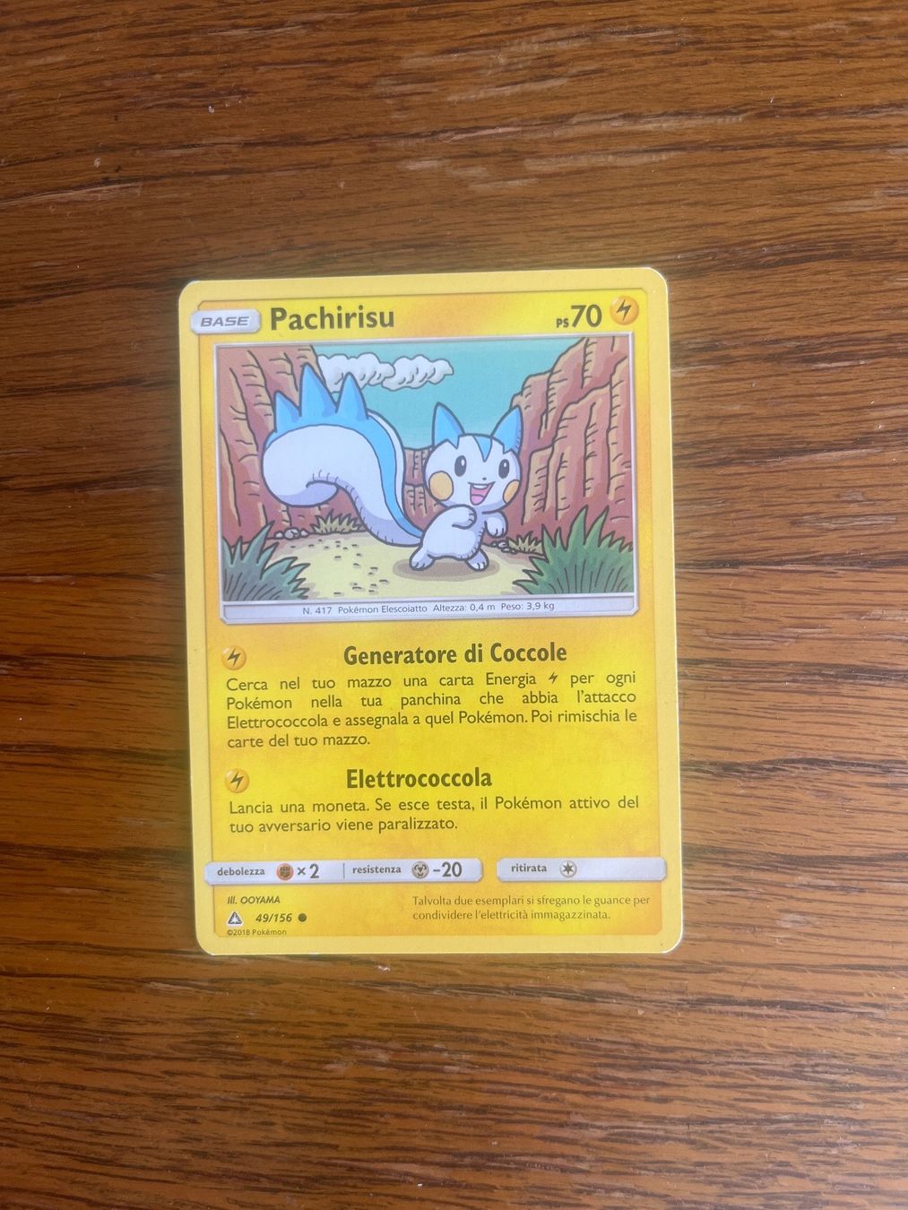Pokémon Carte collezionabili: Carte Pokemon Pachirisu - Ultra Prism - IT – Usato da Vernayaz venduto da Darkfrost
