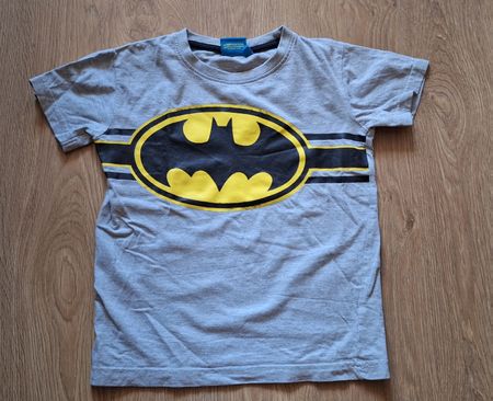 Kinder T-Shirt Batman Grau Grösse 116 guter Zustand