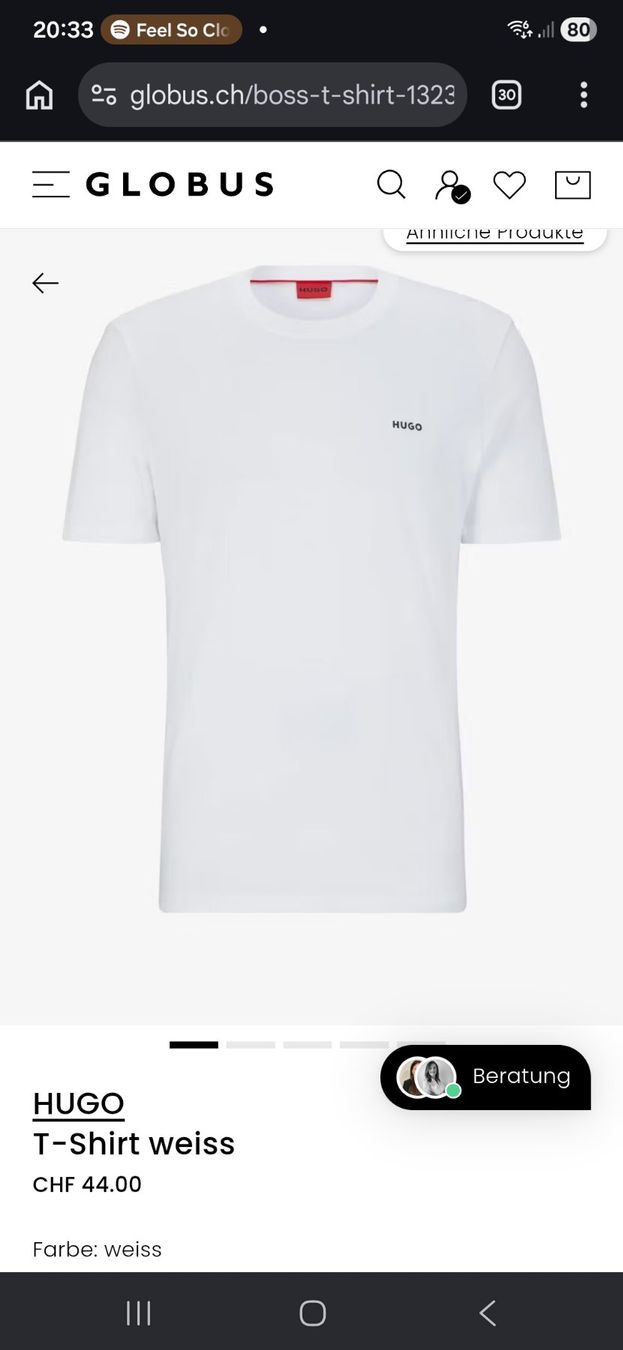 Hugo Boss T-shirt: 2x HUGO - T-Shirt weiss – Nuovo e nell'imballaggio originale da Willisau venduto da roger_meier