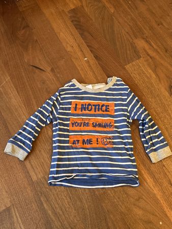 Langarmshirt Gr. 80 gestreift