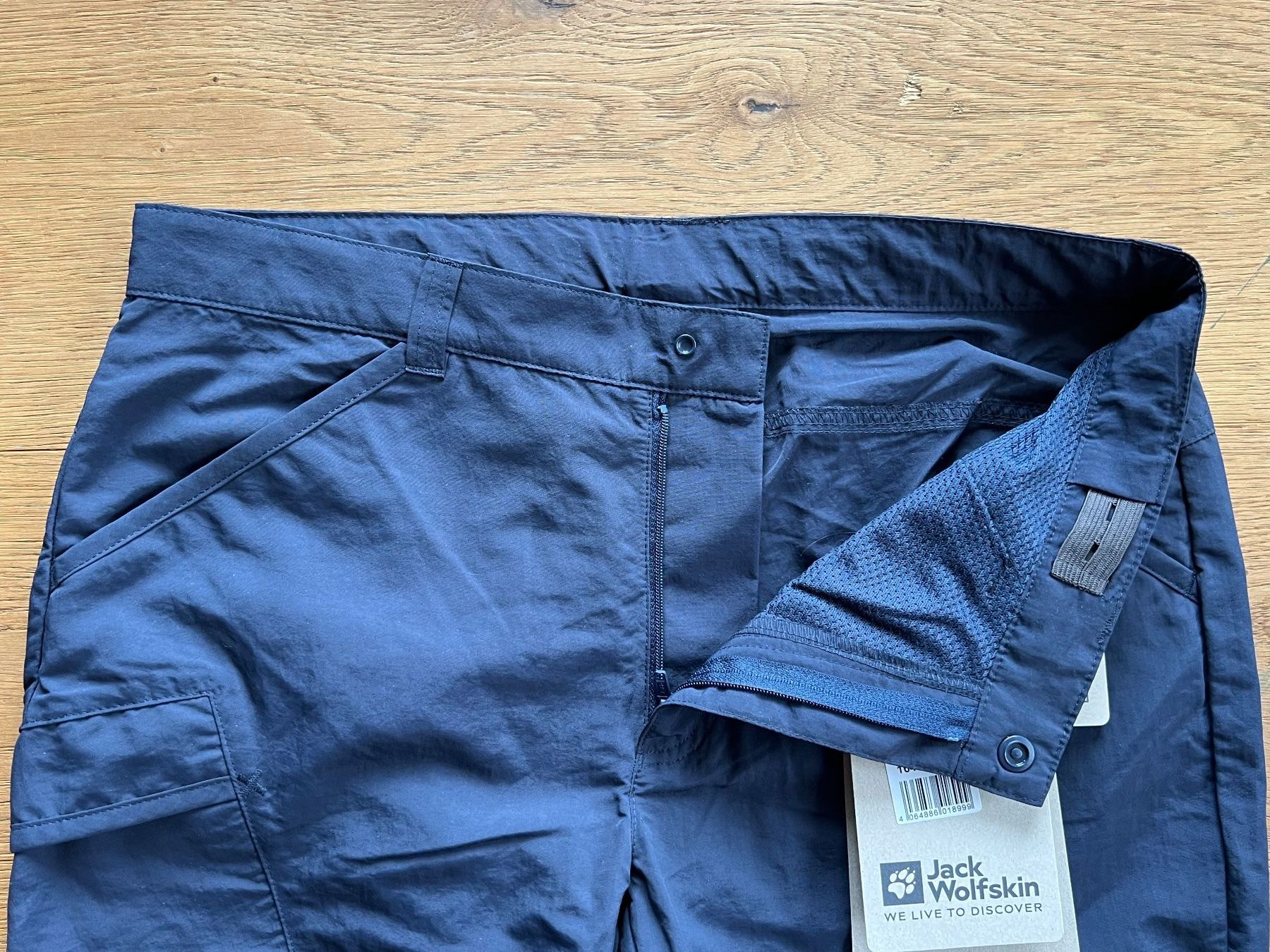 Jack Wolfskin Pantaloni: Neue Jack Wolfskin zip-off Hose Grösse 164 – Nuovo e nell'imballaggio originale da Lengnau BE venduto da Rubin27 1
