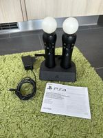 2 Sony Playstation VR Move Motion Controller + Ladestation