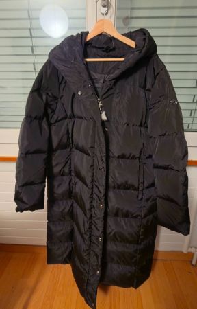 Lauren Ralph Lauren HOODED CHANNEL-QUILTED DOWN PUFFER COAT