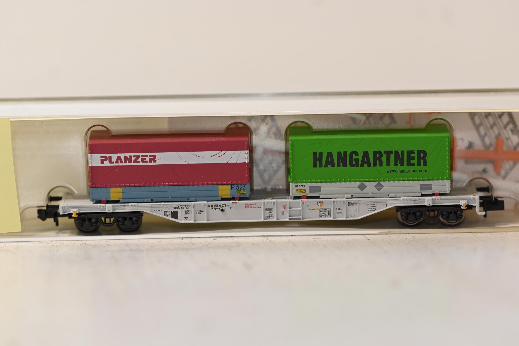 Trix Modellini di ferrovie: Hupac Hangartner Planzer MiniTrix Spur N mit OVP – Usato da Laupen ZH venduto da Zmoewe 5