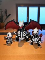Skelett Glumanda, Glutexo & Glurak Figuren