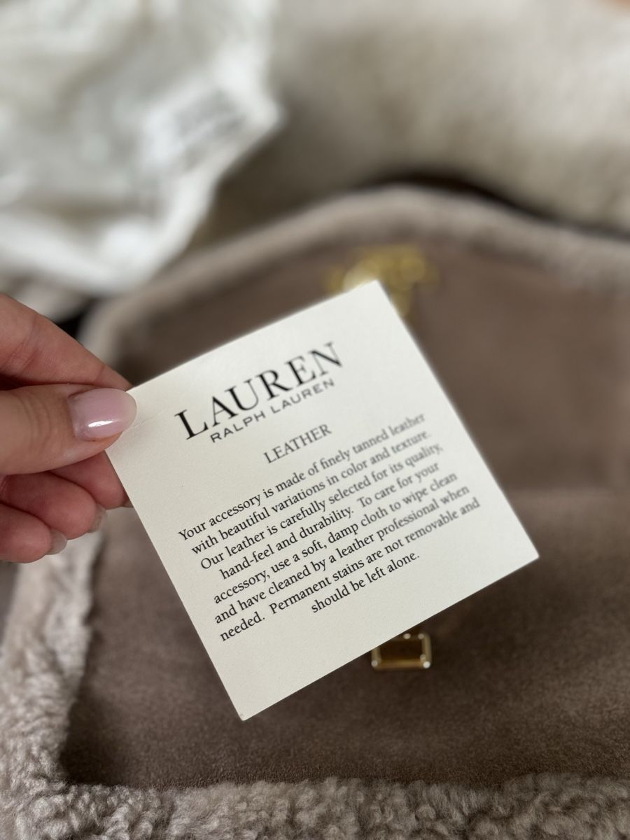 Ralph Lauren Taschen für Damen: LAUREN RALPH LAUREN LEATHER BAG – Neu und originalverpackt aus Sattel von Zlata1 5
