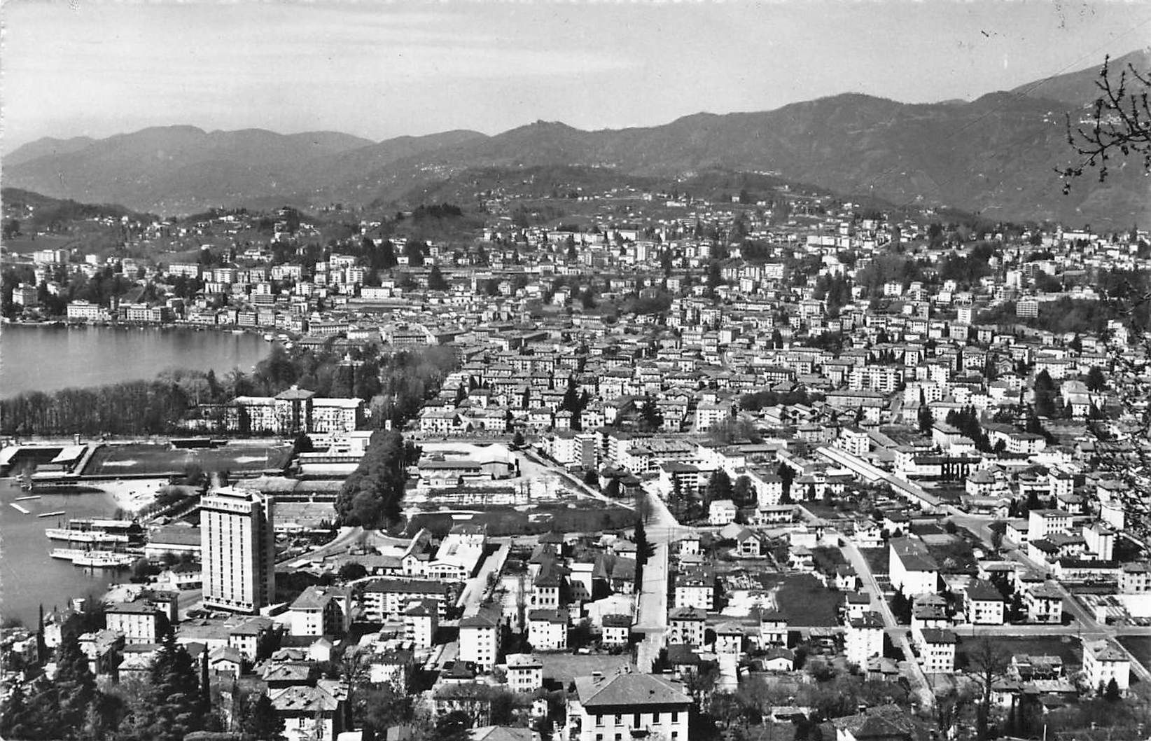 Ansichtskarten: Lugano Cassarate – Gebraucht aus Biasca von Blenio71