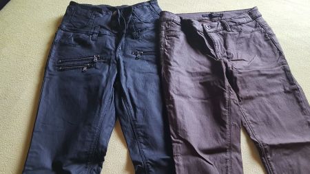 Pantalon taille 34 marron et noir Zebra - Denim (2)