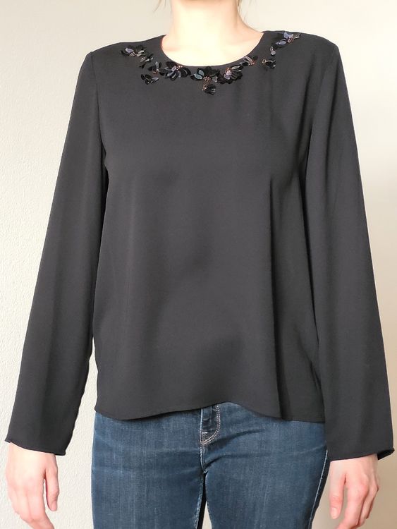 schwarze bluse