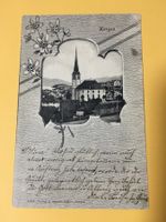 Horgen Zürich Kirche antike Fensterkarte 1903