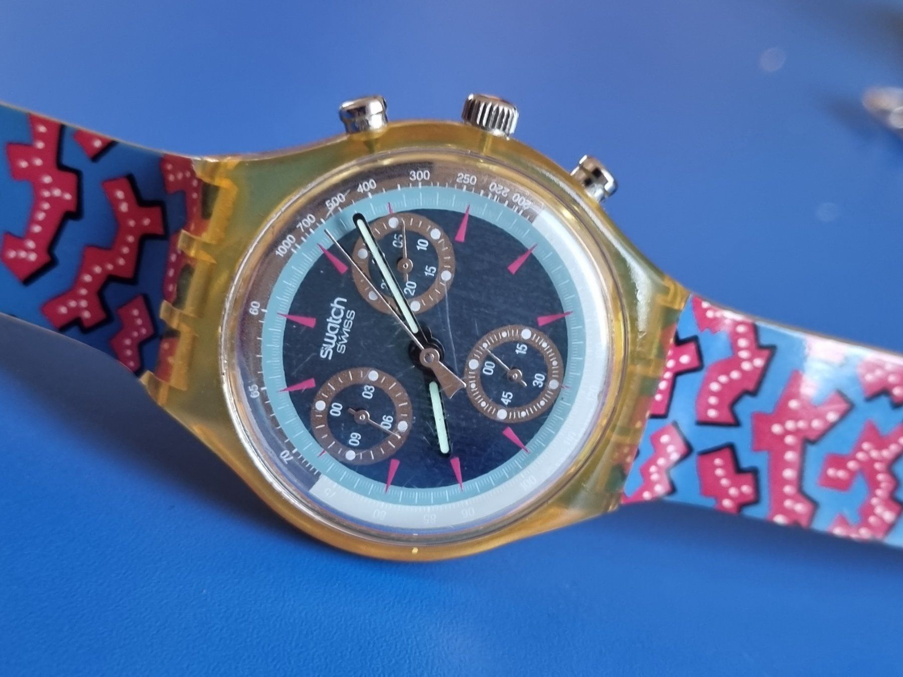 Swatch Orologi: Swatch Chrono Funktioniert – Usato da Schaffhausen venduto da Leveron13 1