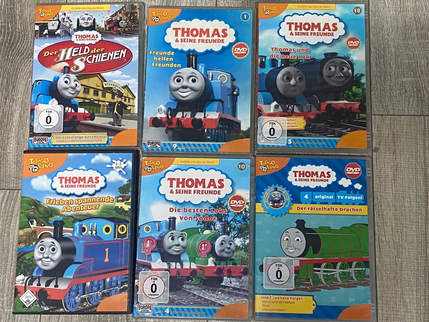 Tous les DVDs: Thomas & seine Freunde 6x – D'occasion à Muri b. Bern par AdidasCollector