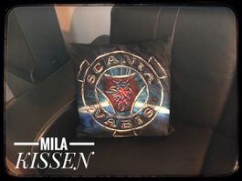 SCANIA Vabis Dekorkissenbezug 45cmx45cm beidseitig Bedruckt