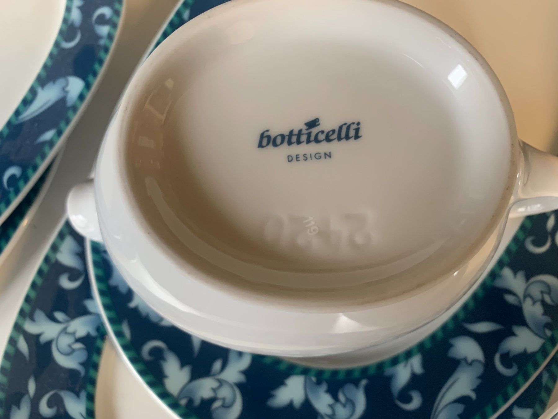 Set di piatti: 53 Teiliges Geschirrset Botticelli Design – Usato da Fislisbach venduto da chili2006 7