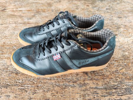 Sneaker Gola Harrier Tweed, Leder, schwarz, Top Zustand, 41