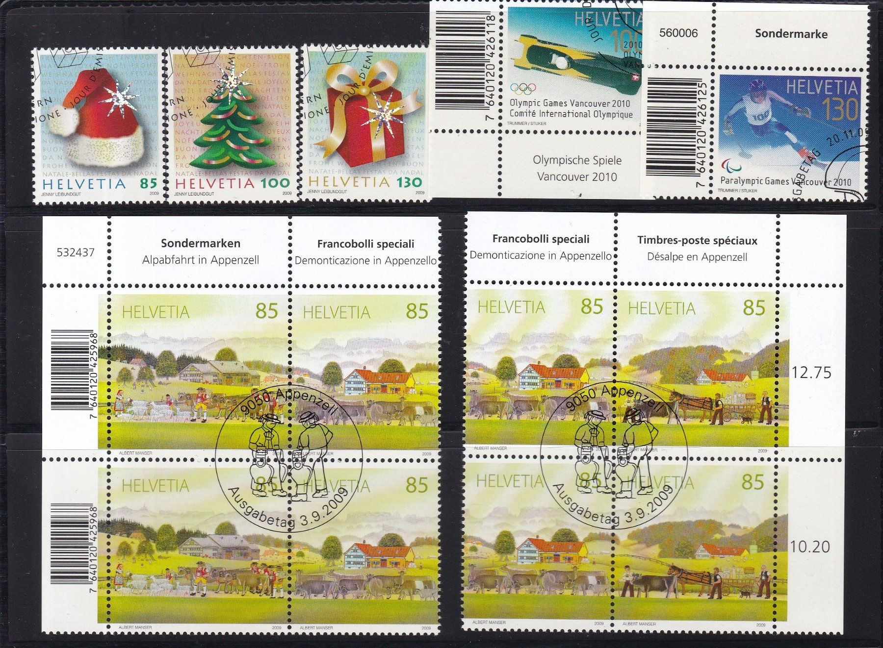 Alle Briefmarken: CH Briefmarken Lot ab 2007, ET – Gebraucht aus Münchwilen AG von Nesar 6