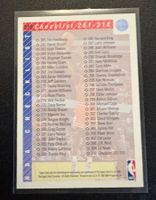 NBA Michael Jordan Upper Deck 92/93 Checklist Card
