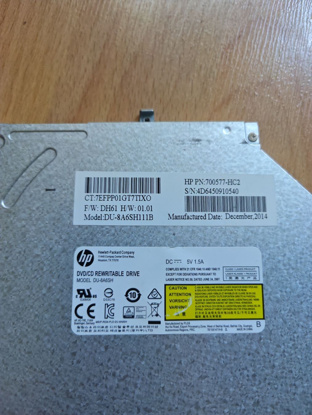 Hewlett Packard Notebook: CD Laufwerk – Usato da Luterbach venduto da lun_cg72 1