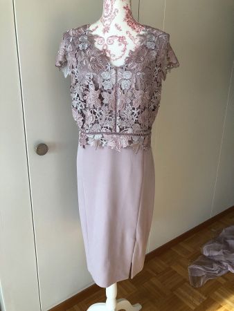 Phase Eight Kleid Gr40 inkl. Schal altrosa