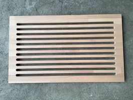 Brotrost Buche Massivholz 76x45cm Neu