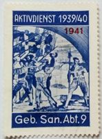 Soldatenmarke 2.WK, Gebirgs Sanitäts Abt 9, 1941, Wi San 94