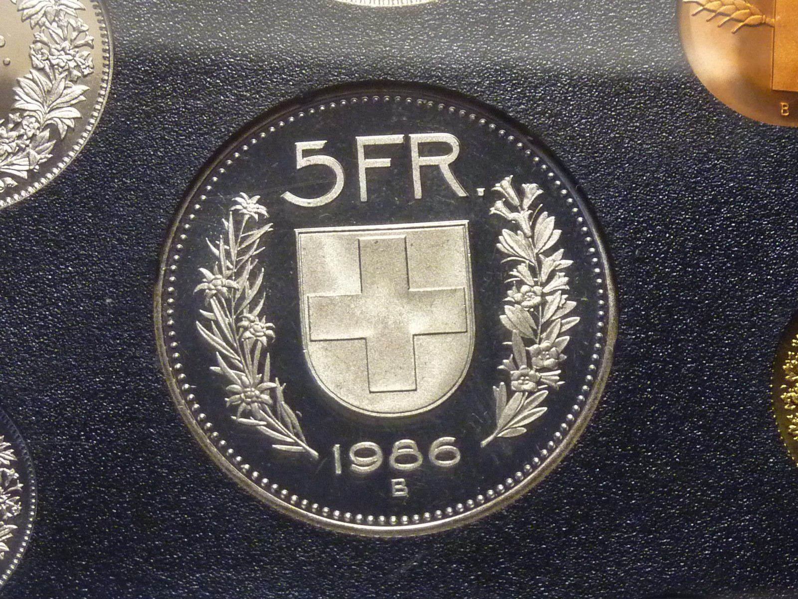 Alle Münzen: Schweizer Münzsatz 1986 Stempelglanz. – Neu und originalverpackt aus Seon von aee_7gpz 2