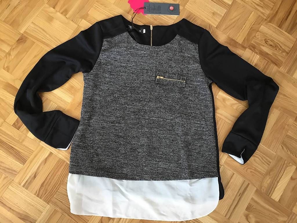 Pullover & Sweatshirts: Pull noir gris gr. S, neuf – Neu und originalverpackt aus Icogne von luna.16 1