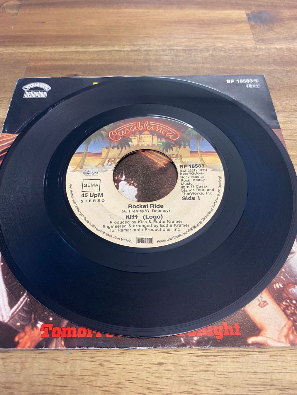 Dischi in vinile: Kiss Rocket Ride Single – Usato da Belp venduto da B7L0 3