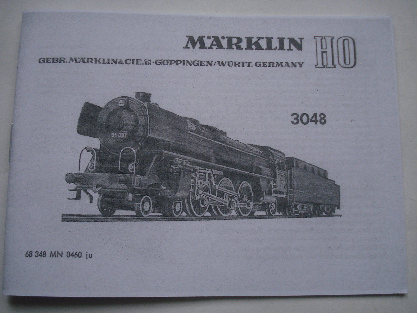 Märklin Modellini di ferrovie: Märklin Betriebsanleitung 3048 – Usato da Frauenfeld venduto da Fixtrix