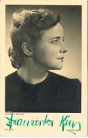 Franziska Kinz 1897-1980 Autogramm Vintage Foto 9x14cm