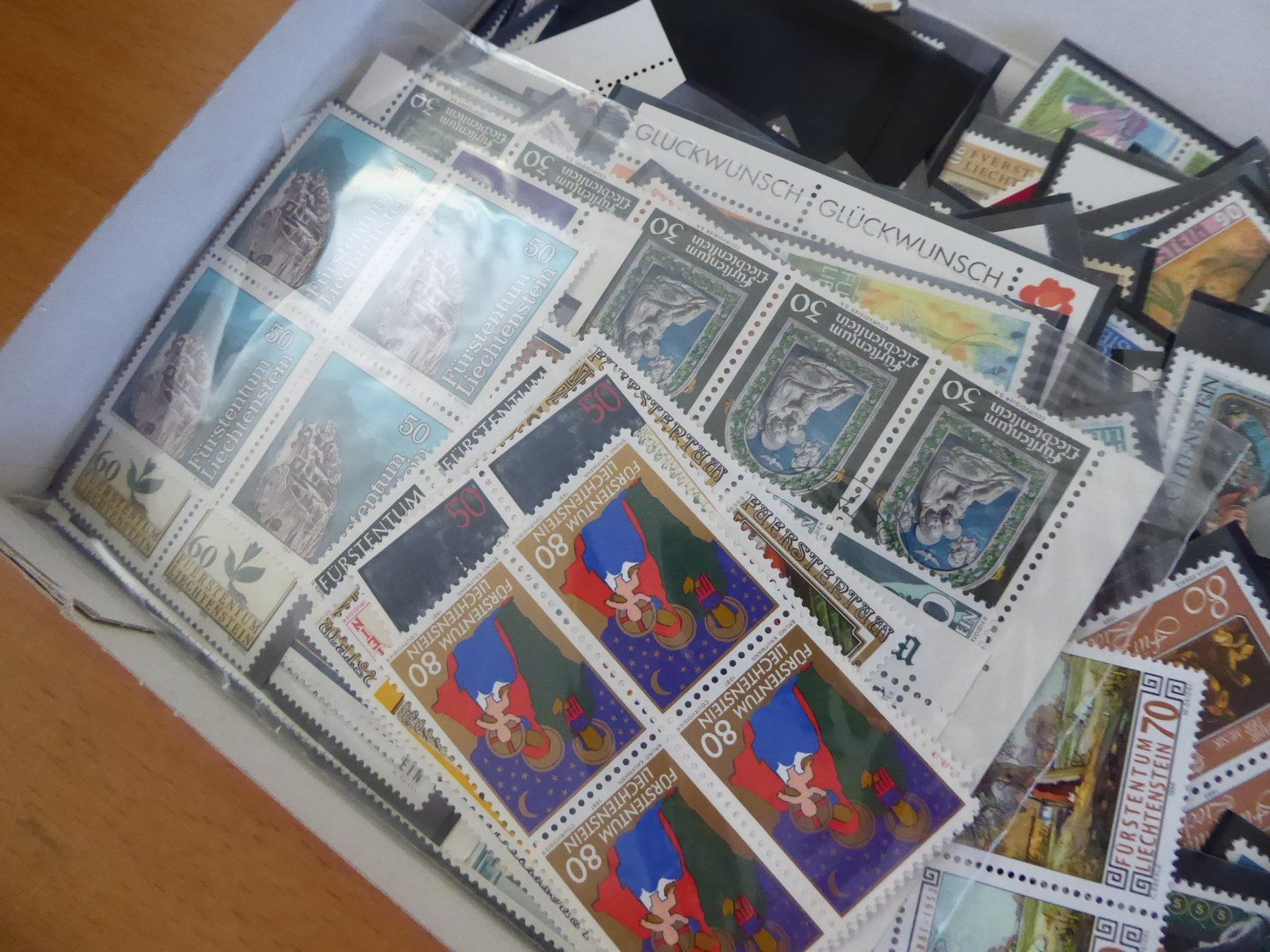 Tous les timbres: Toller Posten 4er Blocks Liechtenstein postfrisch** – D'occasion à Rothrist par swisstools 2