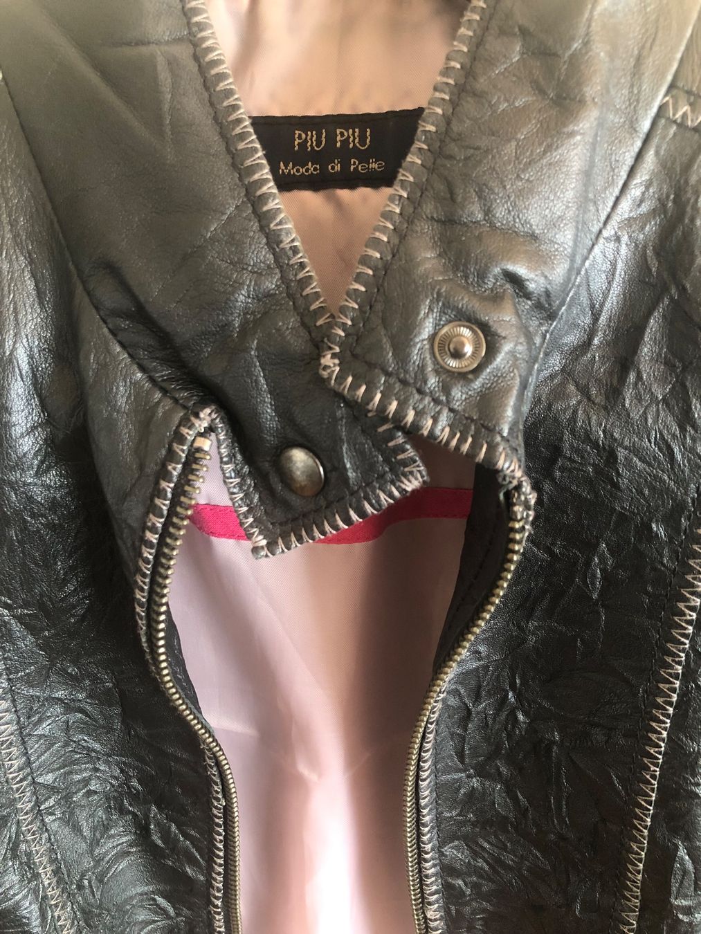 Giacche: Lederjacke Piu Piu, schwarz, Gr. 36 – Nuovo (secondo la descrizione) da Zürich venduto da sus_vqh9 1