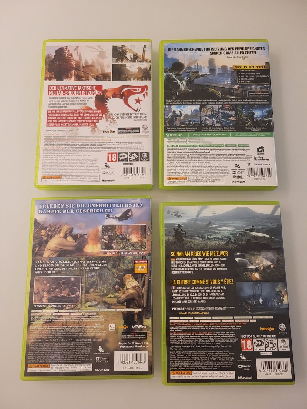 Spiele: 4xTop Games (XBox 360) – Gebraucht aus Uezwil von -Retrogames- 2
