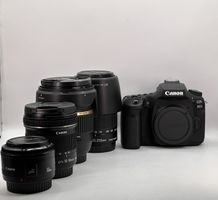 Canon EOS 90D Vlogging-Set | 4 Objektive & Mikrofone + Zubeh