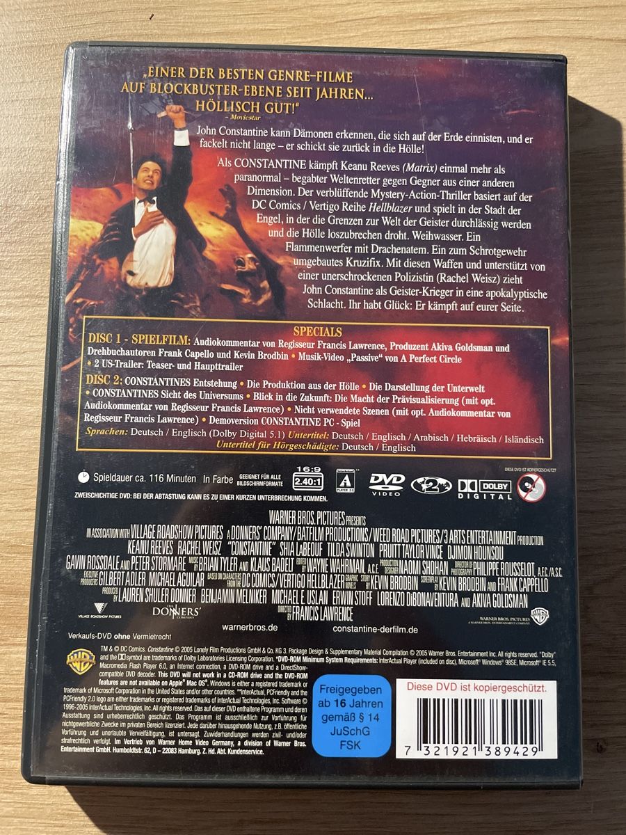 Tous les DVDs: Constantine – D'occasion à Sargans par Didis 1