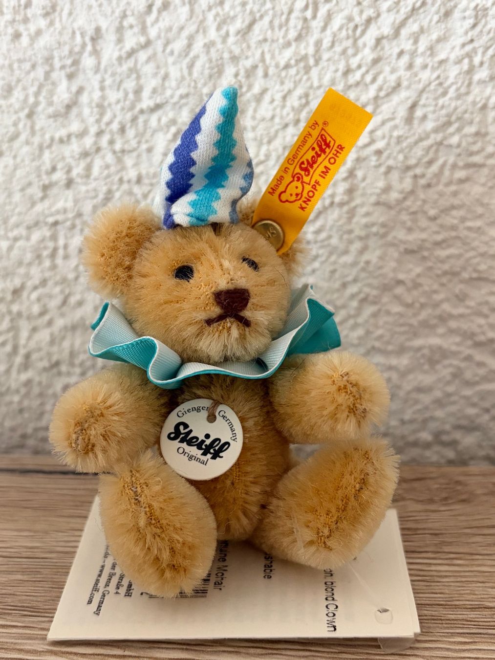 Steiff Jouets: Steiff Mini Mohairteddy "Clown" – Neuf (Voir description) à Rapperswil SG par marianna59 1