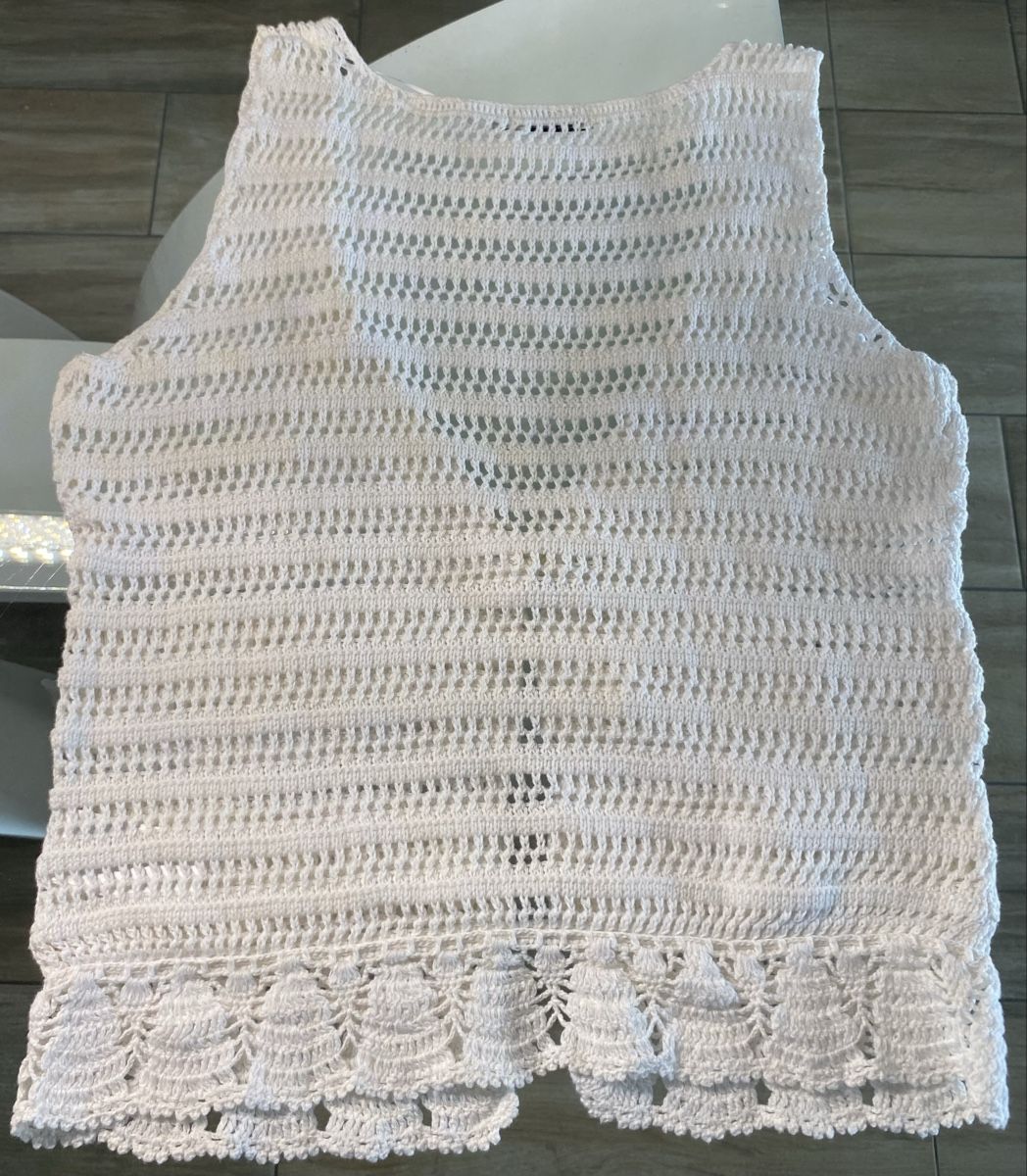 Tom Tailor Gilet & Giacche senza maniche: süsse Häkelweste von Tom Tailor weiss Grösse S – Nuovo (secondo la descrizione) da Hausen AG venduto da corinne_g 6