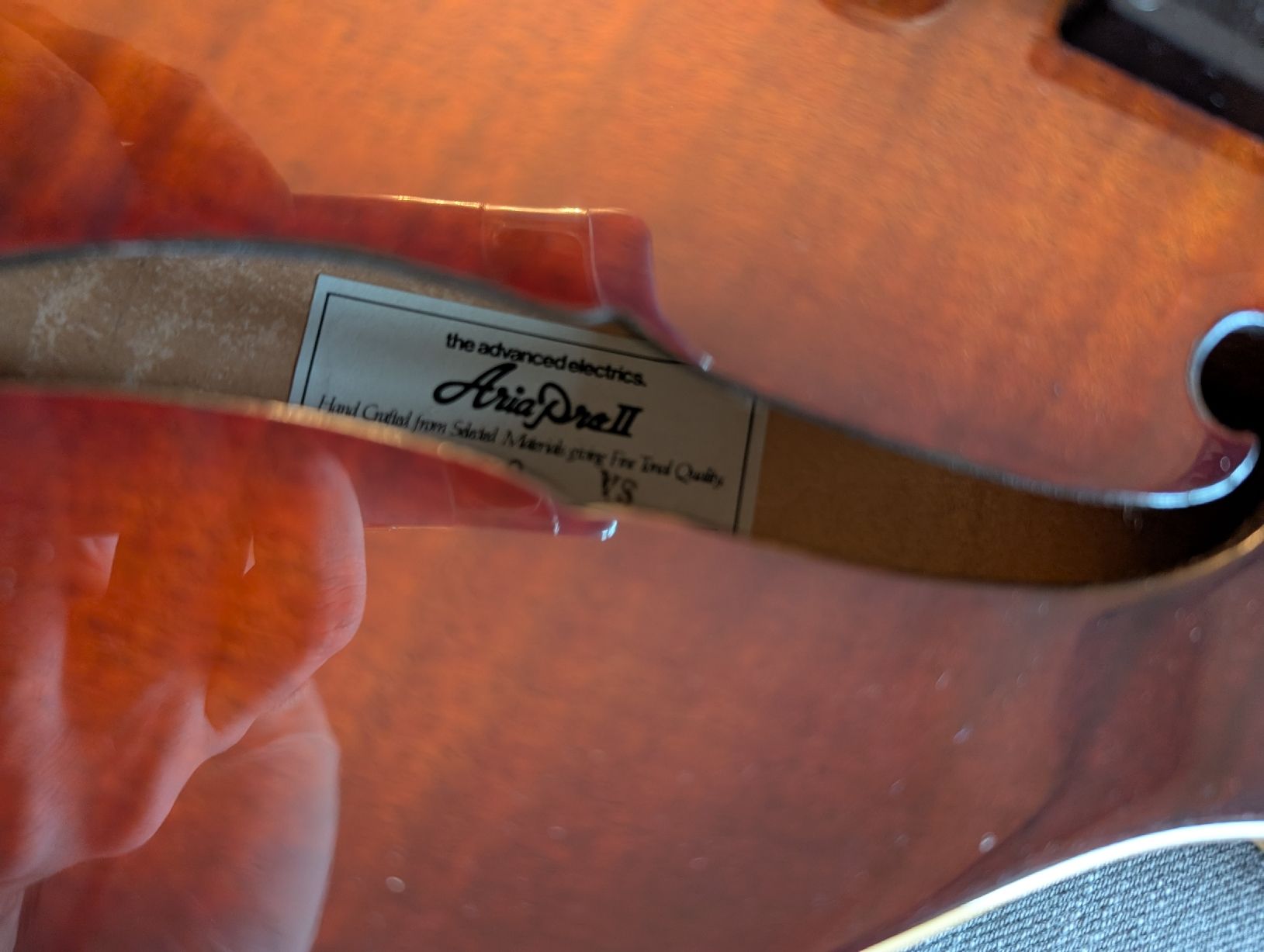Aria Musikinstrumente: Gaucher Aria Pro II TA 50 – Gebraucht aus Ecublens VD von seb_gtr 4