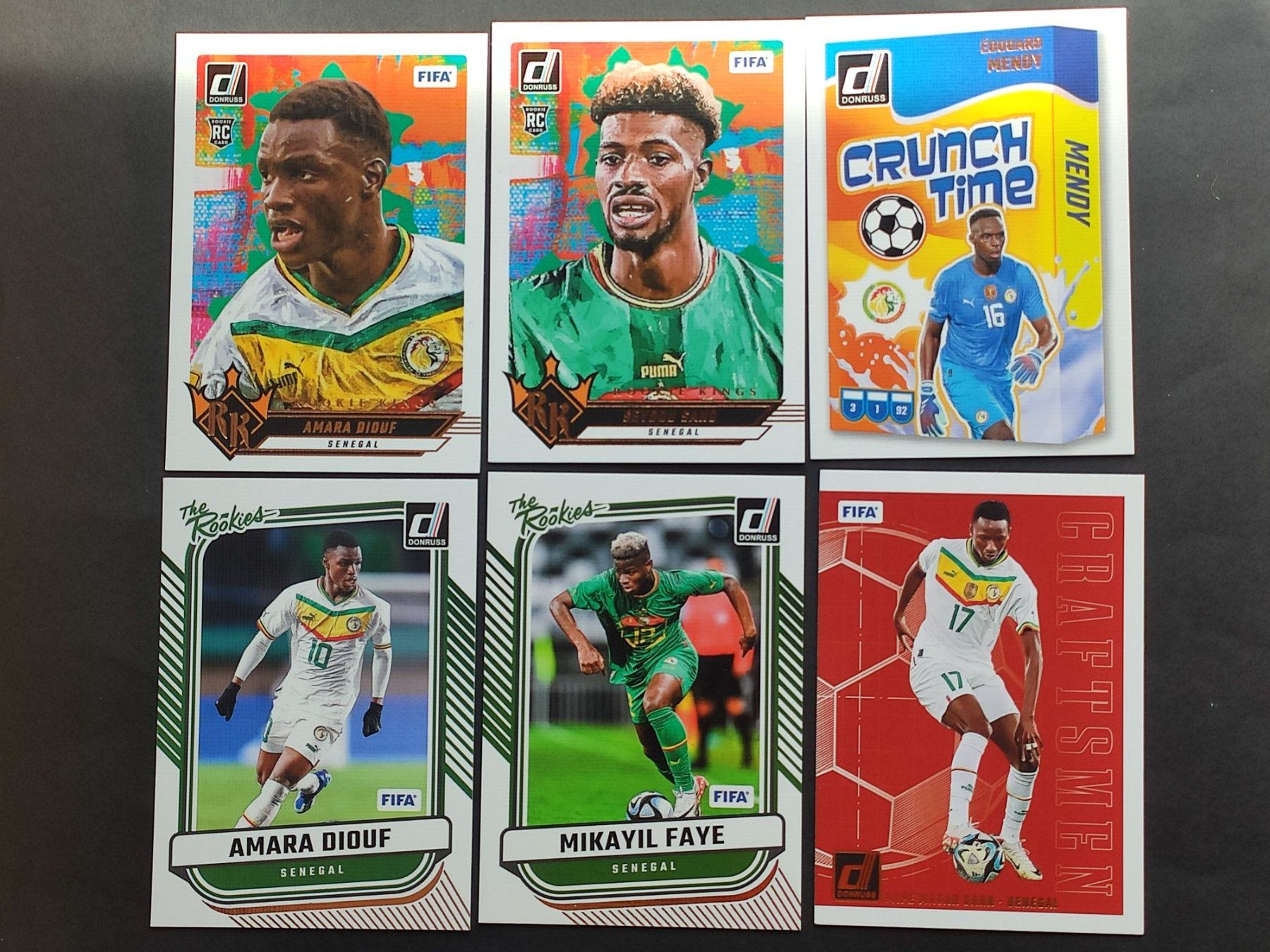 Panini Sammelbilder & Trading cards: Senegal 6 Cards Donruss 24-25 – Gebraucht aus Olten von cweb